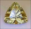 CITRINE, NATURAL (BOLIVIA) RICHARD HOMER CONCAVE CUT � 9.11 CT. TRILLION